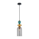Nowoczesna lampa wisząca ITALUX PND-30263-1C-BRO-SG