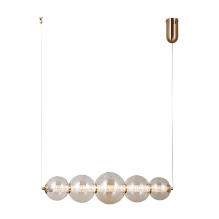 Nowoczesna lampa wisząca ITALUX PND-34359-5H-HBR-AMB