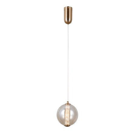 Nowoczesna lampa wisząca ITALUX PND-34359-S-HBR-AMB