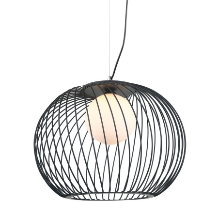 Nowoczesna lampa wisząca ITALUX MDM-3842-1 BK