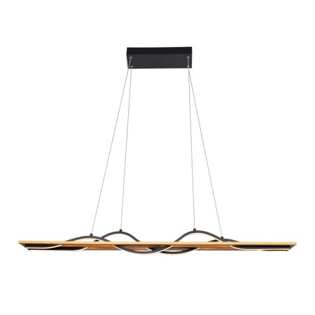 Nowoczesna lampa wisząca ITALUX PND-23848-30W-BK-GD