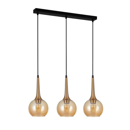 Nowoczesna lampa wisząca ITALUX PND-42361-3-BRO-AMB