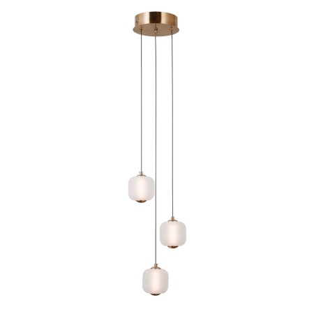 Nowoczesna lampa wisząca ITALUX PND-34362-3-HBR-OPAL