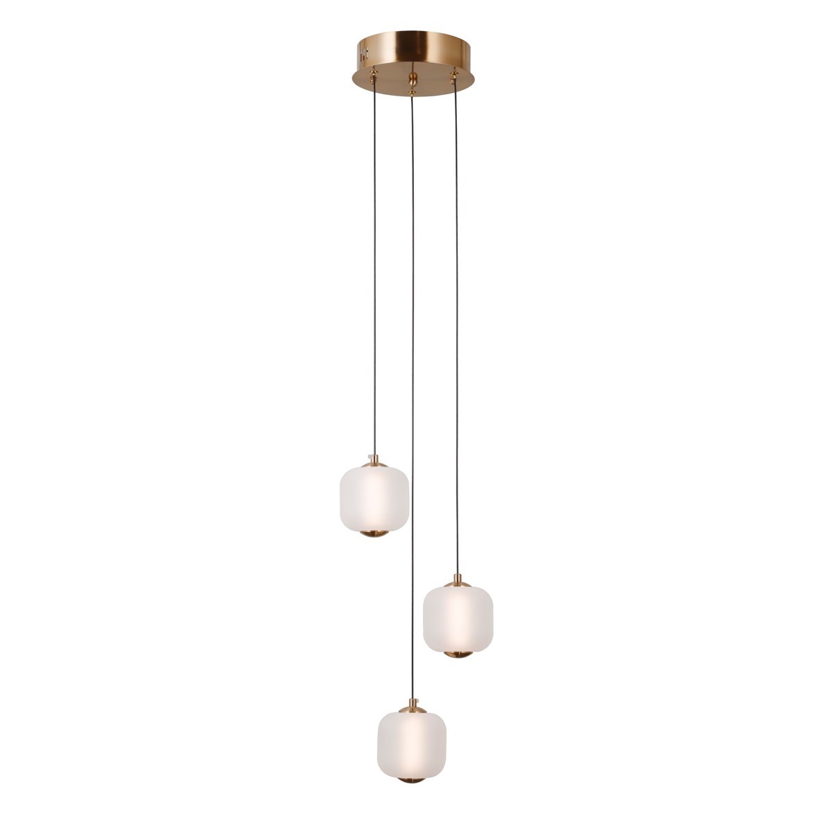 Nowoczesna lampa wisząca ITALUX PND-34362-3-HBR-OPAL