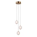 Nowoczesna lampa wisząca ITALUX PND-34362-3-HBR-OPAL
