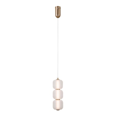Nowoczesna lampa wisząca ITALUX PND-34362-3V-HBR-OPAL
