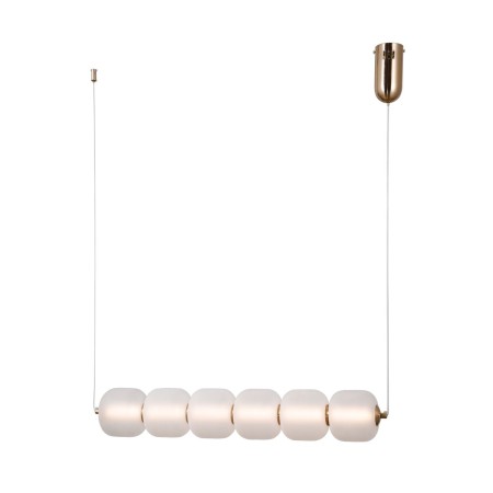 Nowoczesna lampa wisząca ITALUX PND-34362-6H-HBR-OPAL
