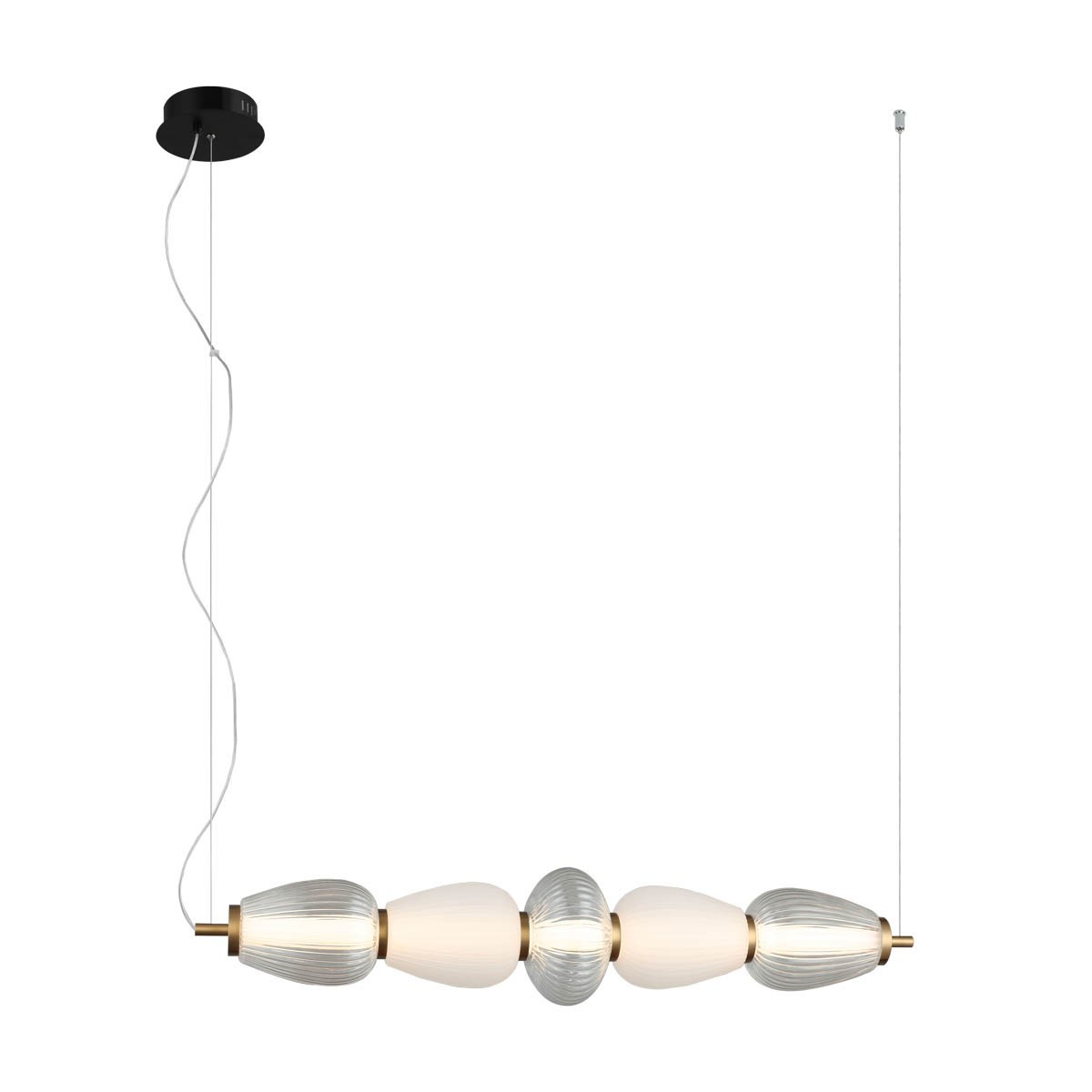 Nowoczesna lampa wisząca ITALUX PND-74937-5-BK