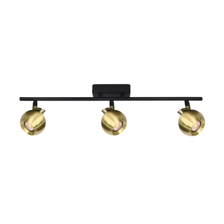 Lampy nowoczesne Reflektory i reflektorki ITALUX SPL-45379-3-BK-BRSS