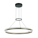 Nowoczesna lampa wisząca ITALUX PND-54638R-28W-3K-BK-GD