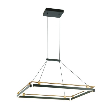 Nowoczesna lampa wisząca ITALUX PND-54638S-44W-3K-BK-GD