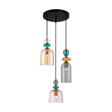 Nowoczesna lampa wisząca ITALUX PND-27092-3A-MC-BRO