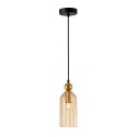 Nowoczesna lampa wisząca ITALUX PND-74839-1-GD-AMB