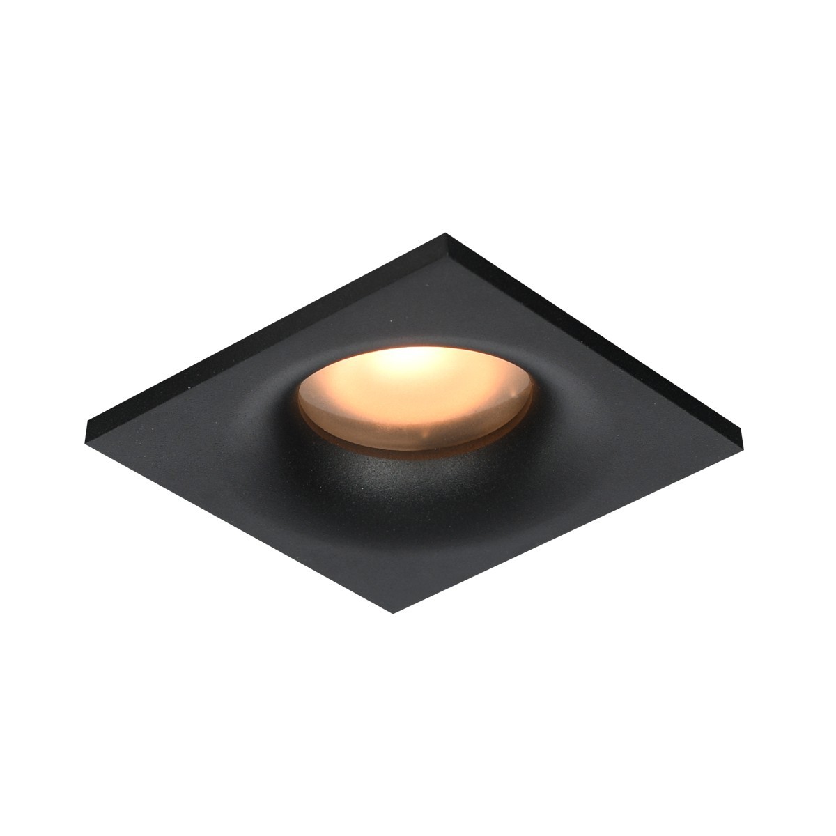 Nowoczesna lampa wpuszczana w sufit ITALUX DL-61903-IP44-BK