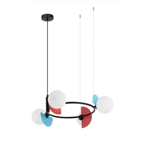 Nowoczesna lampa wisząca ITALUX PND-37482-4R-MLTI