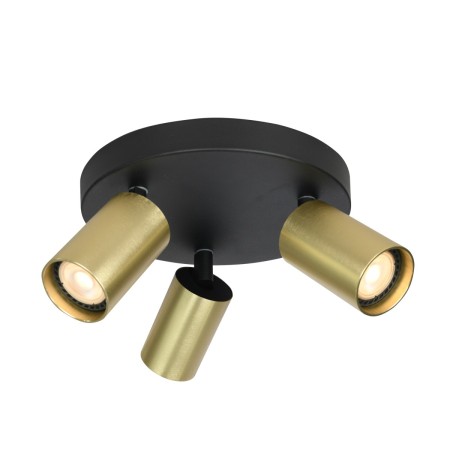 Lampy nowoczesne Reflektory i reflektorki ITALUX SPL-23436-3R-BK-BRSS