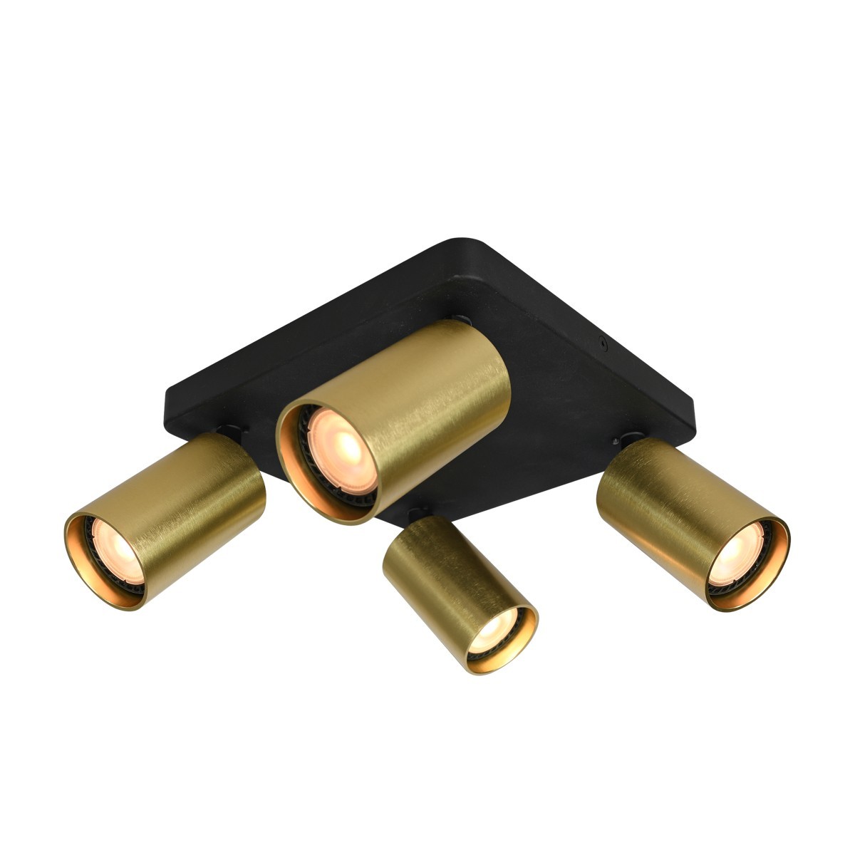 Lampy nowoczesne Reflektory i reflektorki ITALUX SPL-23436-4S-BK-BRSS