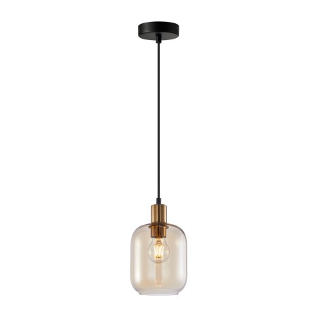 Nowoczesna lampa wisząca ITALUX PND-54738A-1-BRO-AMB