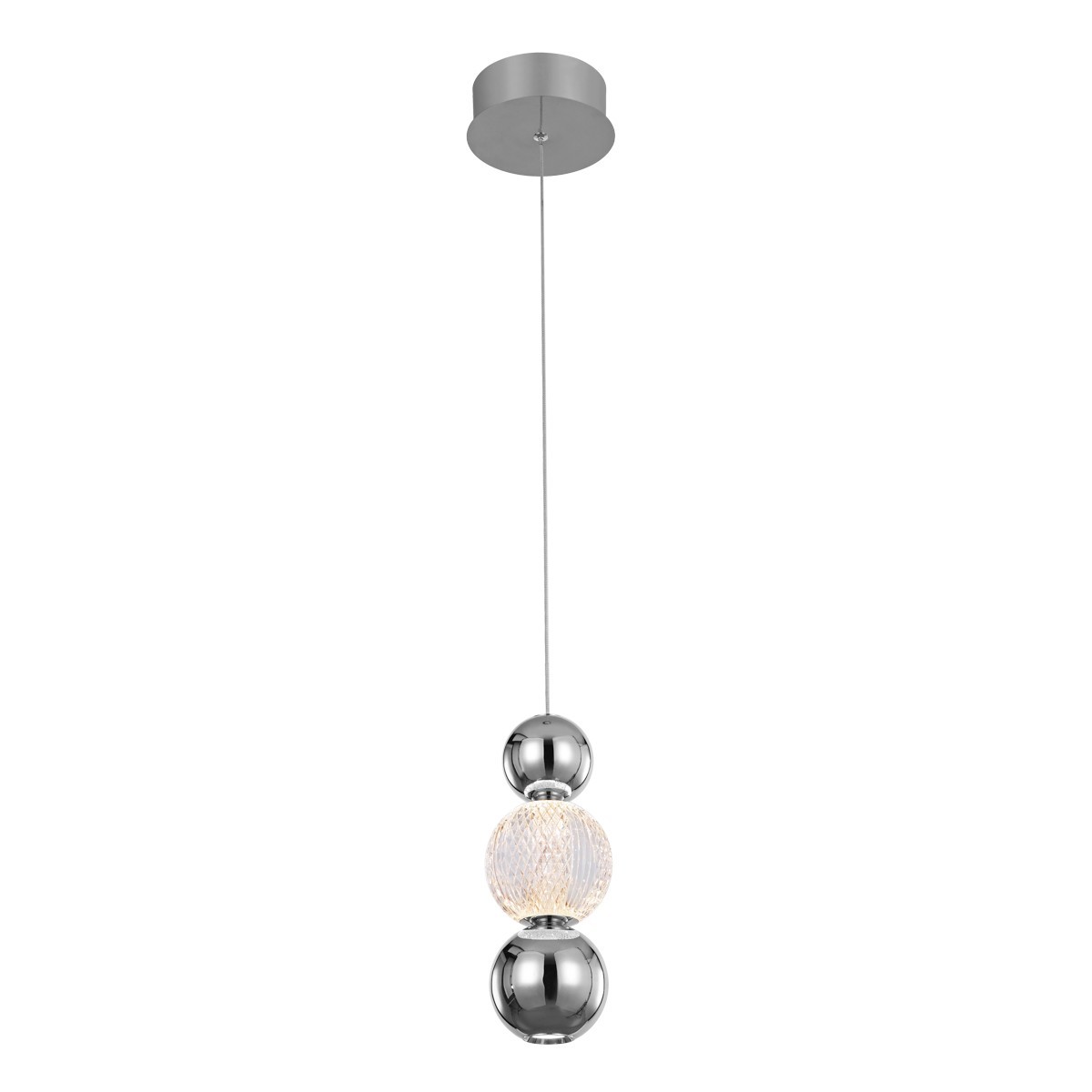 Nowoczesna lampa wisząca ITALUX PND-83728-7W-3K-CH