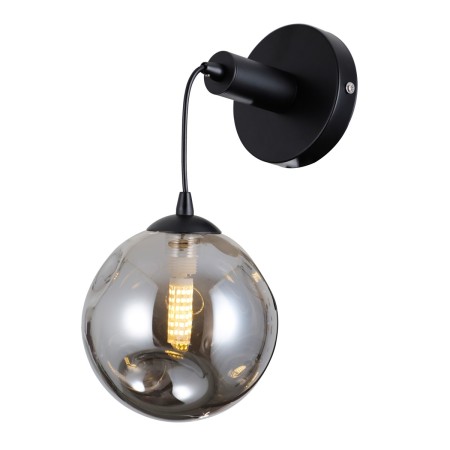 Lampa nowoczesna Kinkiet ITALUX WL-54456-1A-BK-SMG