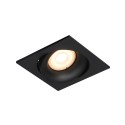 Nowoczesna lampa wpuszczana w sufit ITALUX DL-26451-GU10-BK