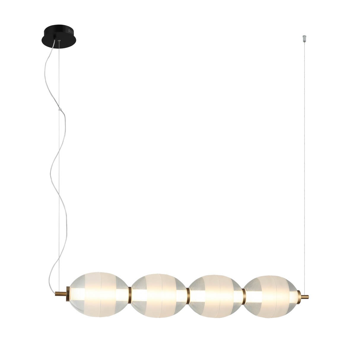 Nowoczesna lampa wisząca ITALUX PND-45372-4-WH-CL