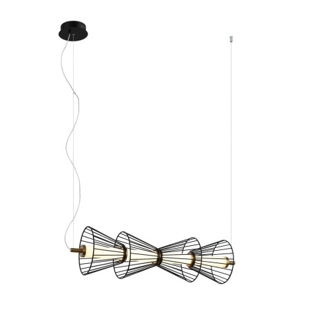 Nowoczesna lampa wisząca ITALUX PND-63849-4-BK