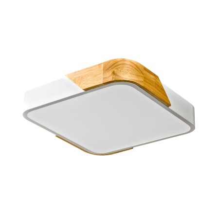 Nowoczesna lampa natynkowa ITALUX PLF-13187-WH-WO