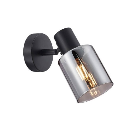 Lampy nowoczesne Reflektory i reflektorki ITALUX SPL-65342-1-BK-SG