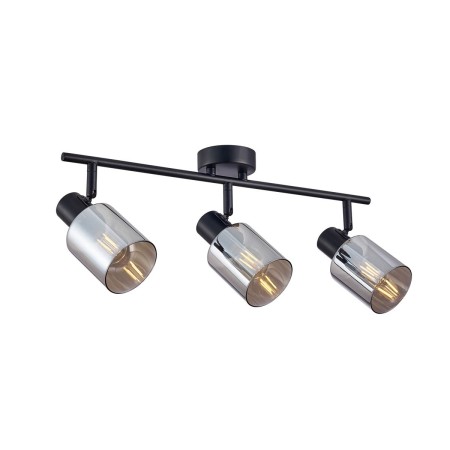 Lampy nowoczesne Reflektory i reflektorki ITALUX SPL-65342-3-BK-SG