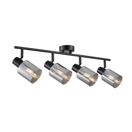 Lampy nowoczesne Reflektory i reflektorki ITALUX SPL-65342-4-BK-SG