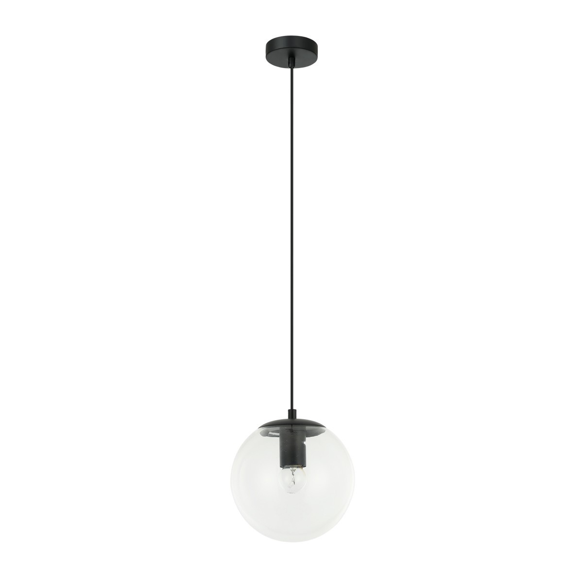 Nowoczesna lampa wisząca ITALUX PND-58867-1S-BK