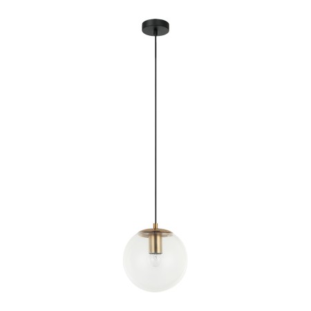 Nowoczesna lampa wisząca ITALUX PND-58867-1S-BK-BRO