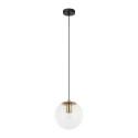 Nowoczesna lampa wisząca ITALUX PND-58867-1S-BK-BRO