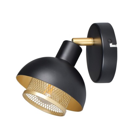 Lampy industrialne i retro Reflektory i reflektorki ITALUX SPL-27357-1-BK-GD