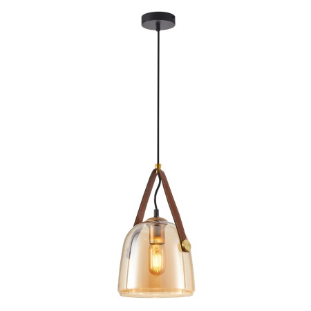 Nowoczesna lampa wisząca ITALUX PND-24342-1-BK-AMB