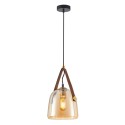 Nowoczesna lampa wisząca ITALUX PND-24342-1-BK-AMB