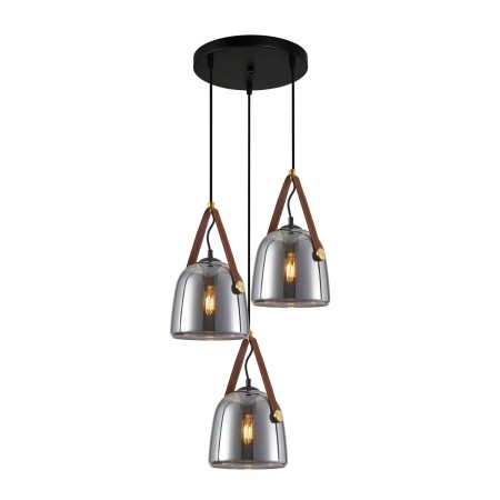 Nowoczesna lampa wisząca ITALUX PND-24342-3A-BK-SG