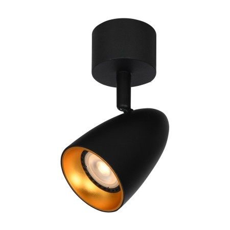 Lampy nowoczesne Reflektory i reflektorki ITALUX SPL-36748-1R-BK-GD