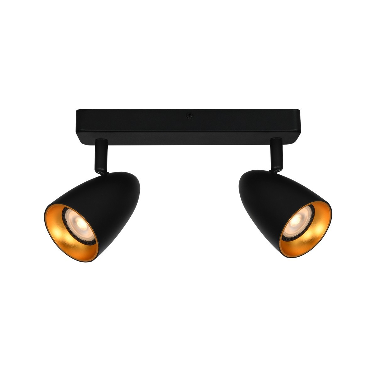 Lampy nowoczesne Reflektory i reflektorki ITALUX SPL-36748-2-BK-GD