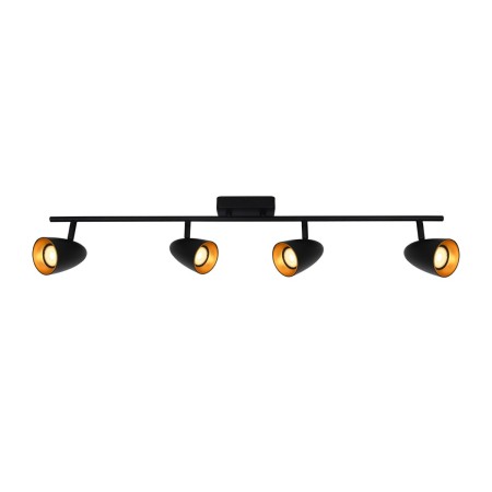 Lampy nowoczesne Reflektory i reflektorki ITALUX SPL-36748-4-BK-GD