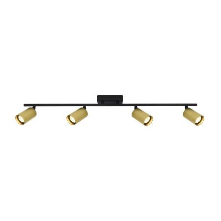 Lampy nowoczesne Reflektory i reflektorki ITALUX SPL-46829-4-BK-GD