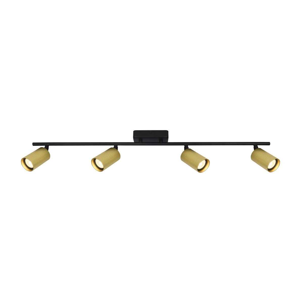 Lampy nowoczesne Reflektory i reflektorki ITALUX SPL-46829-4-BK-GD