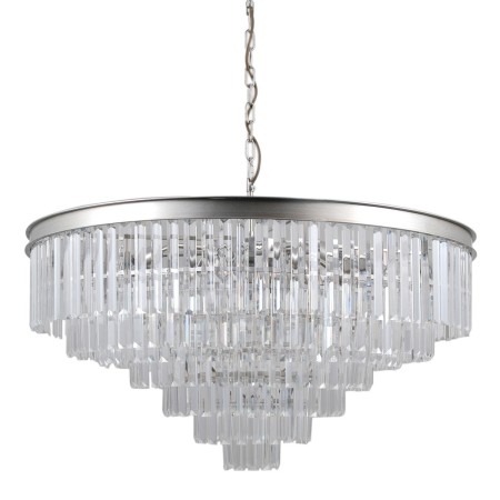 Lampa wisząca z kryształami ITALUX PND-44372-14A-SLVR-BRW