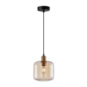 Nowoczesna lampa wisząca ITALUX PND-29257A-1-BRO-AMB