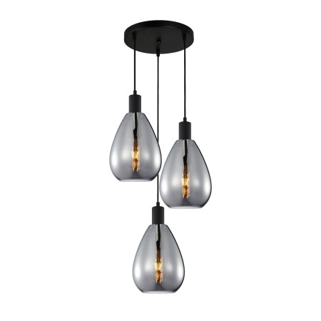 Nowoczesna lampa wisząca ITALUX PND-27812-3A-BK-SG