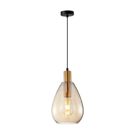 Nowoczesna lampa wisząca ITALUX PND-27812-BRO-AMB
