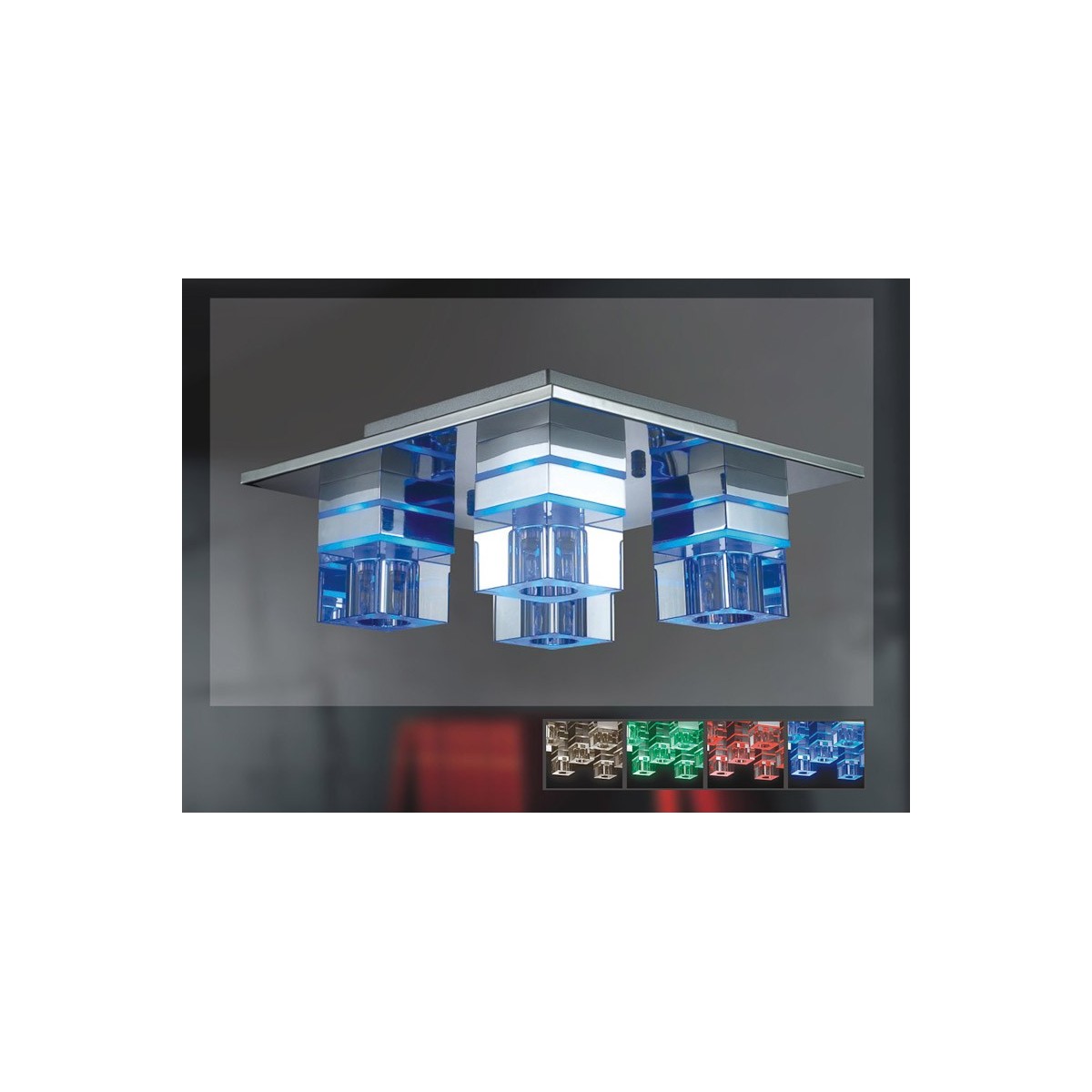 Nowoczesna lampa sufitowa ITALUX MX93701-4F