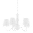 Nowoczesna lampa wisząca ITALUX V2473B-5 WH