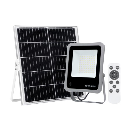 Nowoczesna lampa solarna ITALUX SLR-73142-50W